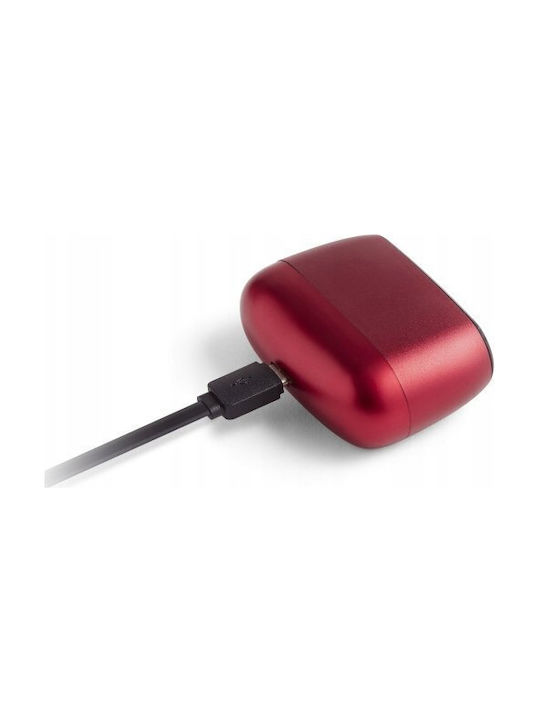 Lexon Tischuhr mit Wecker Rot 94444DR