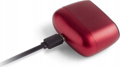 Lexon Tischuhr Digital LCD Kunststoff mit Wecker Rote 94444DR