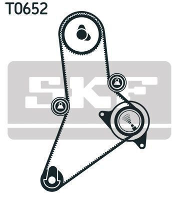 Skf Timing Belt Kit Vkma 02383