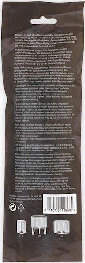 Brabantia Βιοδιασπώμενες Σακούλες Απορριμάτων Χωρητικότητας 12lt με Κορδόνι Type X 10τμχ Λευκές