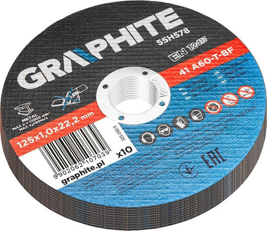 Graphite Schneidscheibe Metall 125mm 10Stück