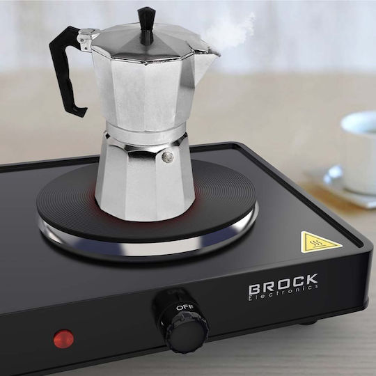 Brock EP 200 BK Aragaz de masă Emailat Dublă Negru