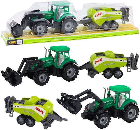 Lean Toys Set cu Tractor Camionetă