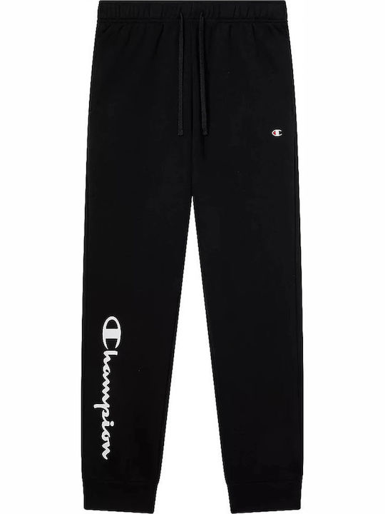 Pantaloni de trening cu Elastic Black