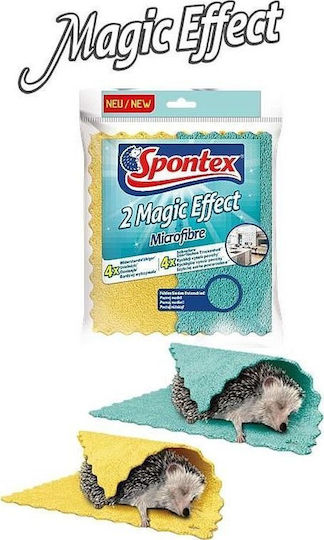 Spontex Lavete de Curățare cu Microfibre Utilizare generală Gri 20.5x22buc 2buc