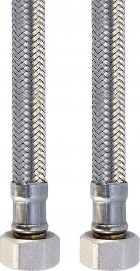 Tucai Connection Hose Stainless Steel Water Hose Taq Ww-3/8 X 3/8 L=40 Cm 10/100
