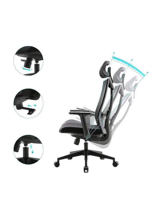 Mozos Ergof Office Chair with Adjustable Arms Black