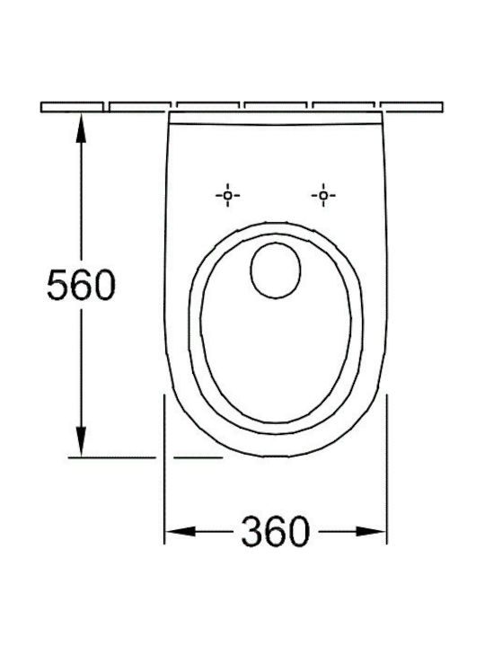 Villeroy & Boch O.Novo Wandhängende Toilette Weiße Villeroy & Boch O.Novo Wandhängende Toilette Weiße