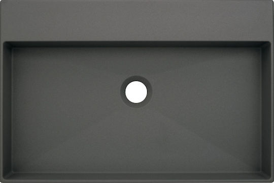 Deante Надеждна мивка Камък 60x40x10см Anthracite