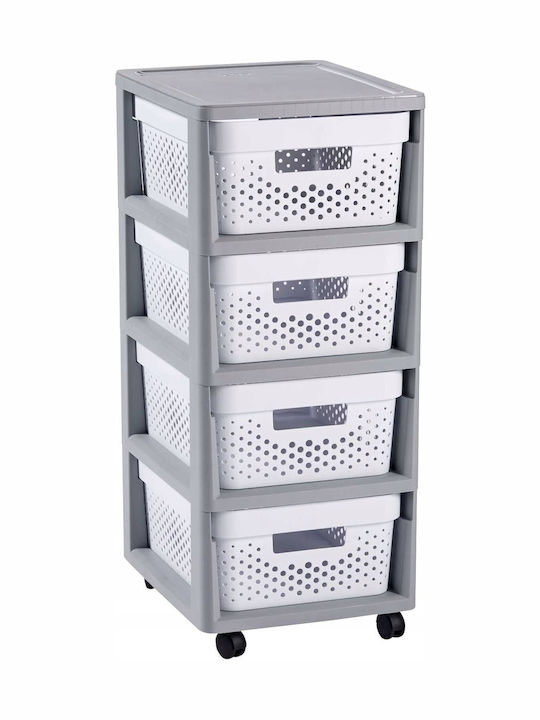 Curver Kd Shelf Boden Badezimmerregal Kunststoff 30x36x69cm Gray
