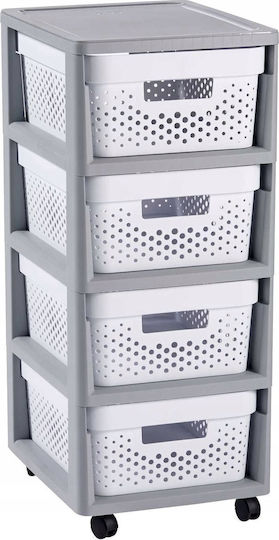 Curver Kd Shelf Boden Badezimmerregal Kunststoff 30x36x69cm Gray