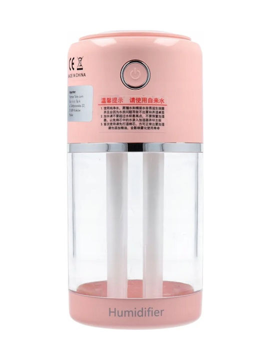 LED Aromatherapie-Diffusor Humidifier Rosa 520ml
