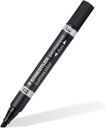 Staedtler Double-point Marker Lumocolor Permanent Bk Retail