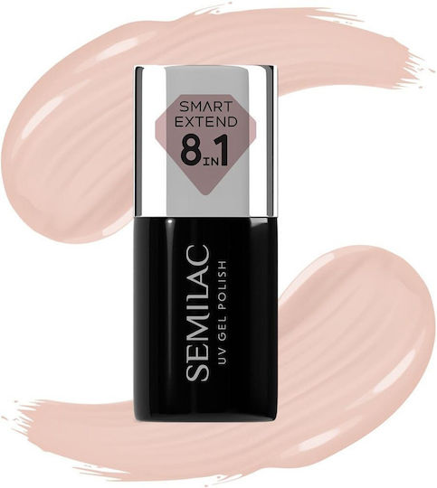 Semilac Glossy Βερνίκι Νυχιών Pale Nude No. 816 7ml