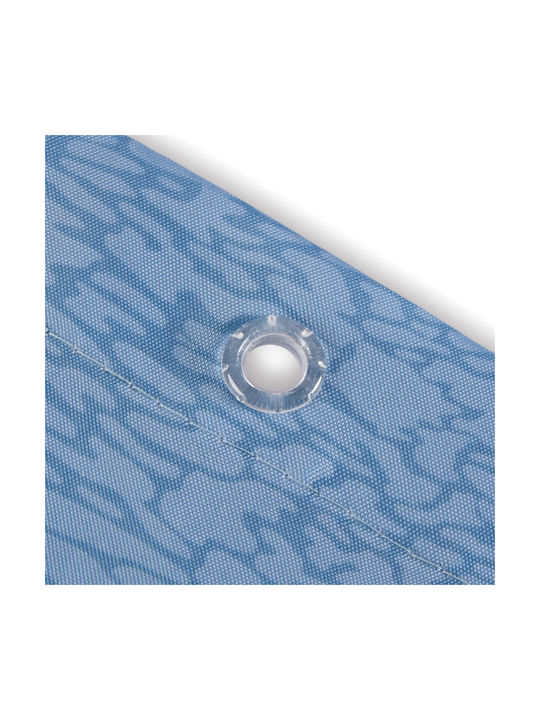 Rayen Shower Curtain Fabric 180x200cm Blue