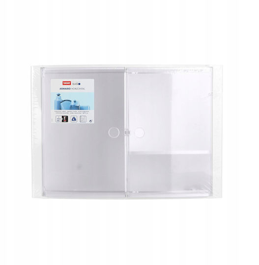 Bathroom Cabinet L46xW17xH32cm White