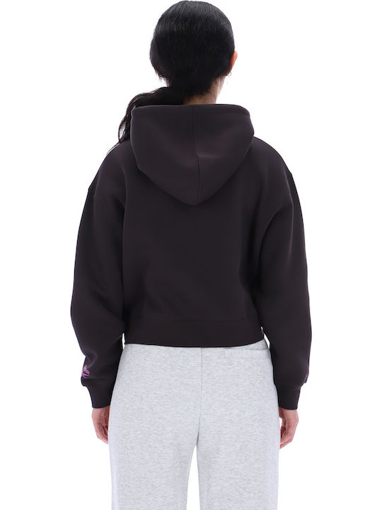 Damen Sweatshirtjacke Washed Black