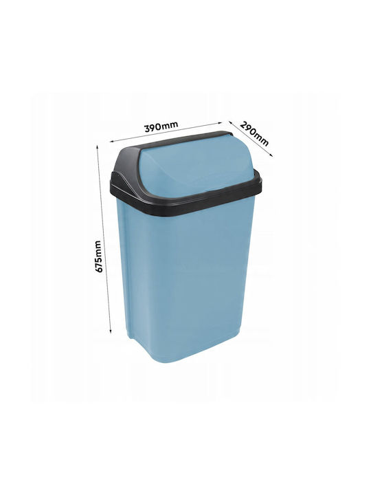 Aptel Waste Bin Waste Plastic Blue 50lt 1pcs