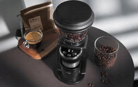 Hibrew Electric Coffee Grinder 220W for Beans Brown