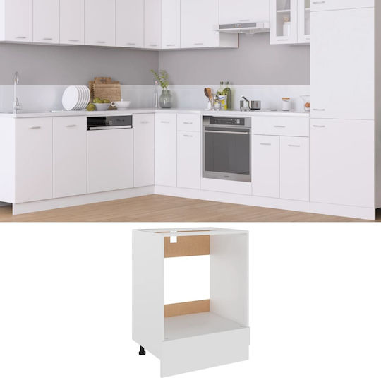 Unterschrank für Ofen White 60x46x81.5Stück