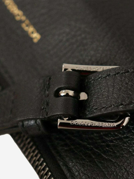 Кожена Дамска Чанта за Рамо Black / Brown