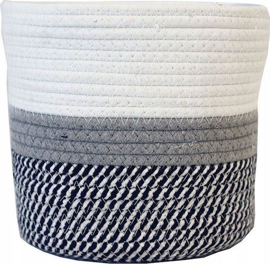 Mulex Set dekorative Körbe Gray Gestrickte Baumwolle 3Stück