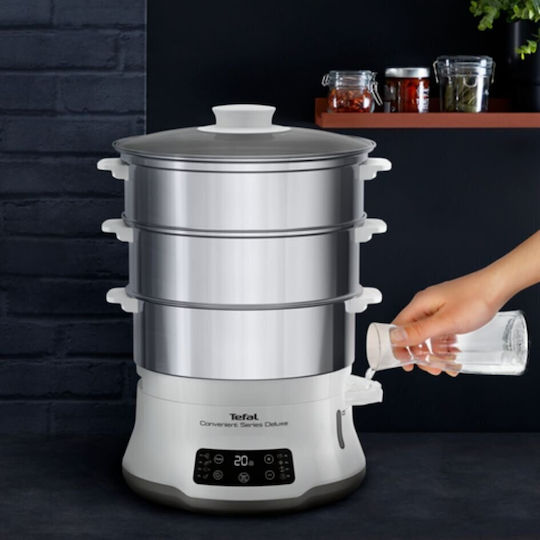 Tefal Convenient Series Deluxe Food Steamer with 3 Steaming Decks 9lt