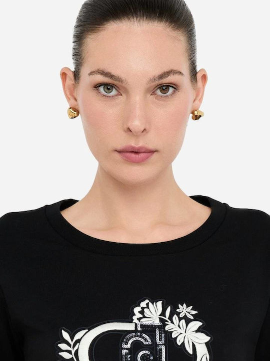 Γυναικείο Φούτερ Black / White