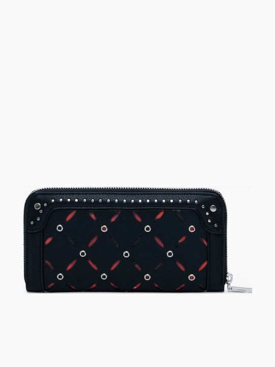 Large Women's Wallet Coins Black