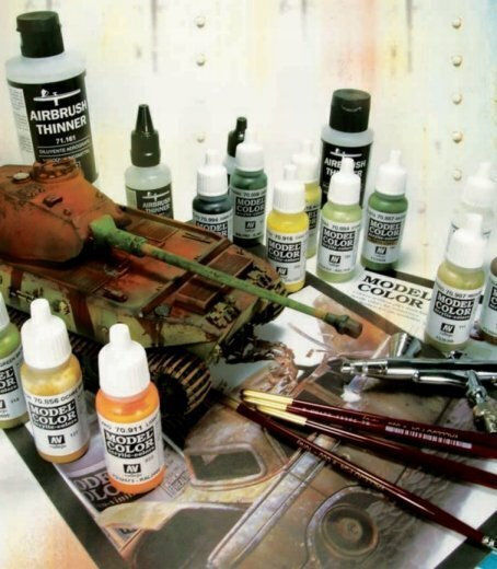 Vallejo 73.193 Pigment Set Soot & Ashes 4x35 Ml