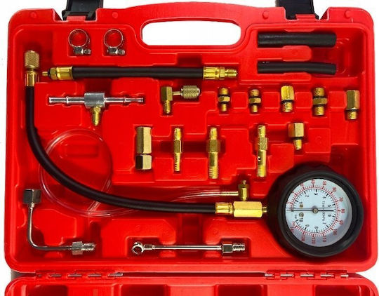 Rockforce Diesel Engine Compression Pressure Tester Spiral Adapters 0-70 Bar 19 Pieces
