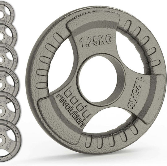 Set Discuri De Tip Olimpic 2 x 1.25kg Φ50mm cu Mânere