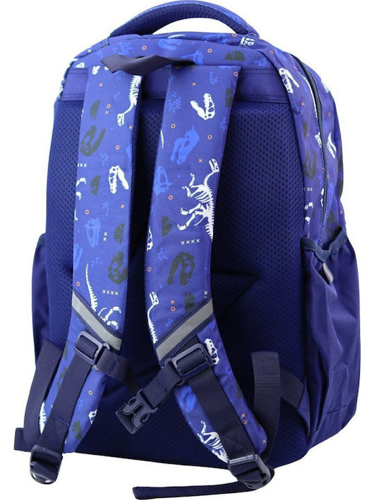 Dinosaur Schulranzen T-Rex Patch Marine Brustgurt 20l