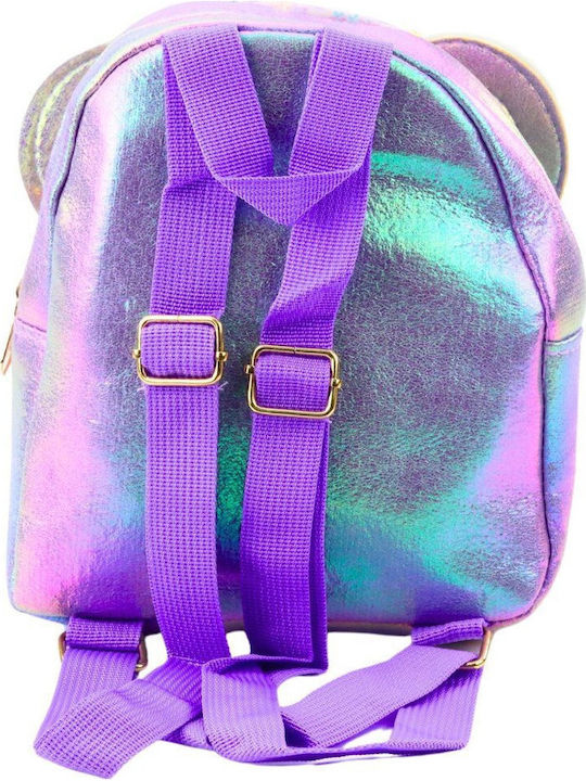 Children's Backpack Sequins Mouse Ears Purple 22cm 3L Children's Backpack Sequins Mouse Ears Purple 22cm 3L