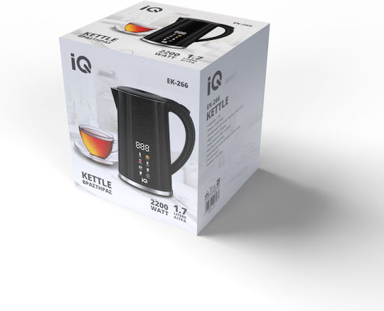 IQ Електрическа Кана 1.7л 2200W Черна