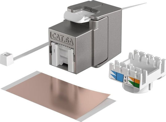 Efb Keystone Module Cat6a Stp Shortbody Metal Port Cover