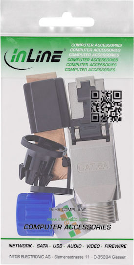 Инлайн Rj45 Конектор Cat.6a 500mhz Екранируем Полеви