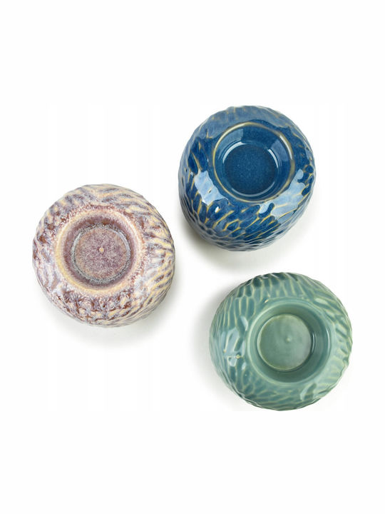 Home&Styling Collection Χριστουγεννιάτικο Κηροπήγιο 9.5x9.5εκ.
