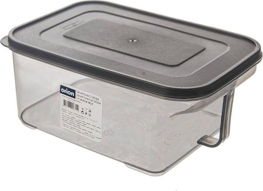 Orion Food Jar for Cereals Pasta Sugar with Plastic Grey Lid 2600ml