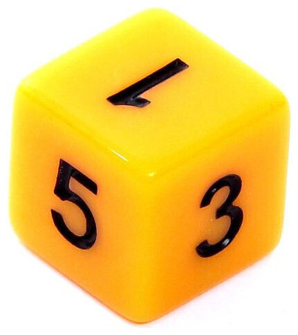 Rebel Σετ Ζαριών Rpg Ματ Κίτρινα