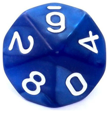 Rebel Σετ Ζαριών Rpg Μαργαριταρένια Σκούρο Μπλε