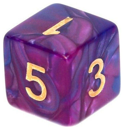 Rebel RPG Dice Set Two-Tone Dark Blue-Purple