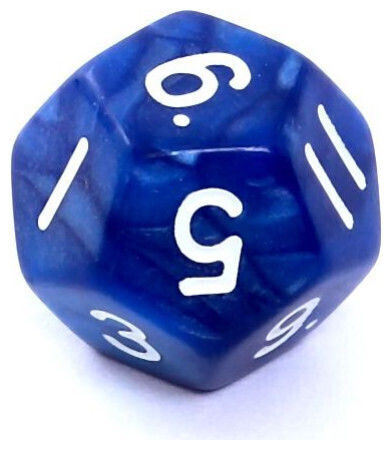 Rebel Σετ Ζαριών Rpg Μαργαριταρένια Σκούρο Μπλε
