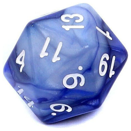 Rebel Σετ Ζαριών Rpg Δίχρωμα Μωβ-ασημί