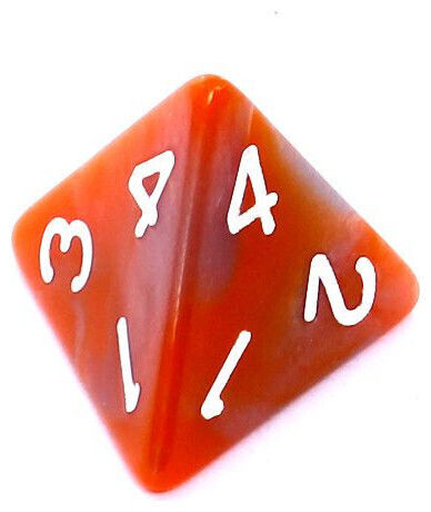 Σετ Ζαριών Rebel Rpg Δίχρωμα Πορτοκαλί-γκρι 106472