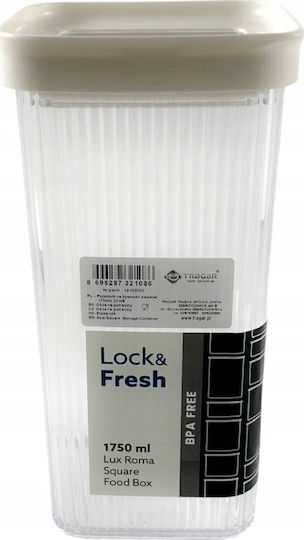 Katex Allgemeine Verwendung Glasvase mit Deckel Transparent 1750ml 1 Stück