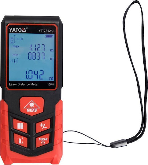 Yato Laser Distance Meter with Range up to 100m