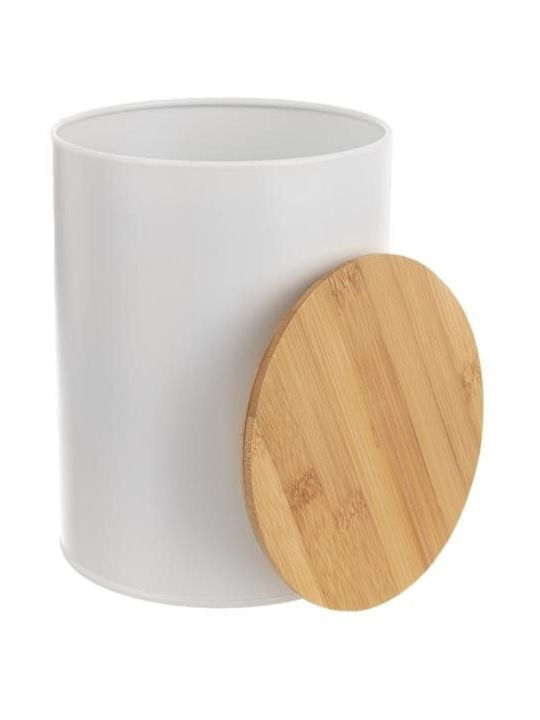 Orion General Use Jar with Lid Metallic White 2300ml 1 Piece