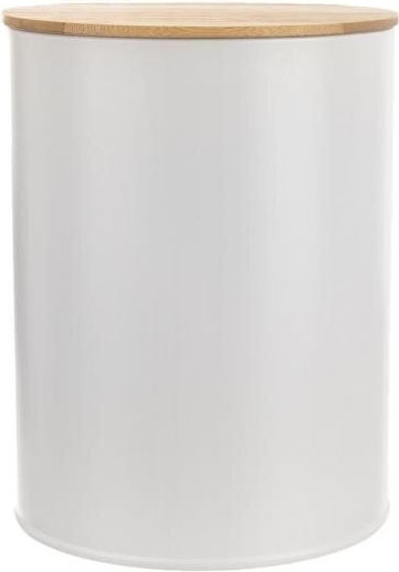 Orion General Use Vase with Lid Metallic White 2300ml