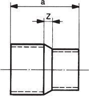 Conex Reduzierstück Serie 5000 28 X 15mm 5240028015000